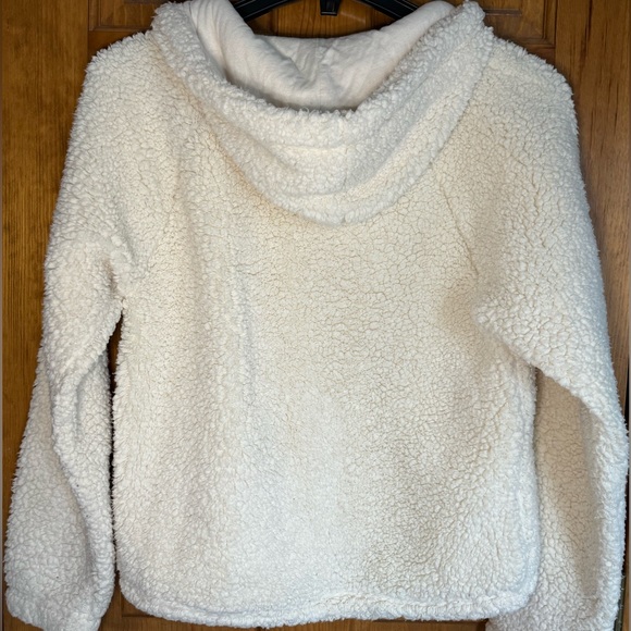 Hollister Sherpa Asymmetrical Hoodie - Picture 2 of 6